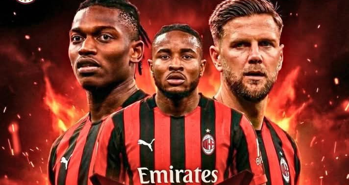 Para striker AC Milan, Rafael Leao, Christopher Nkunku, dan Niclas Fullkrug. 