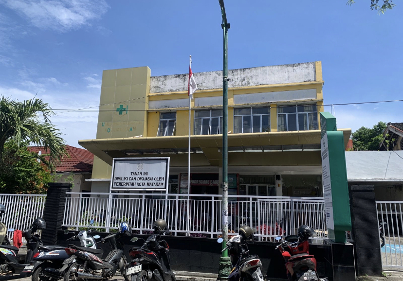 Puskesmas Babakan setelah terbakar