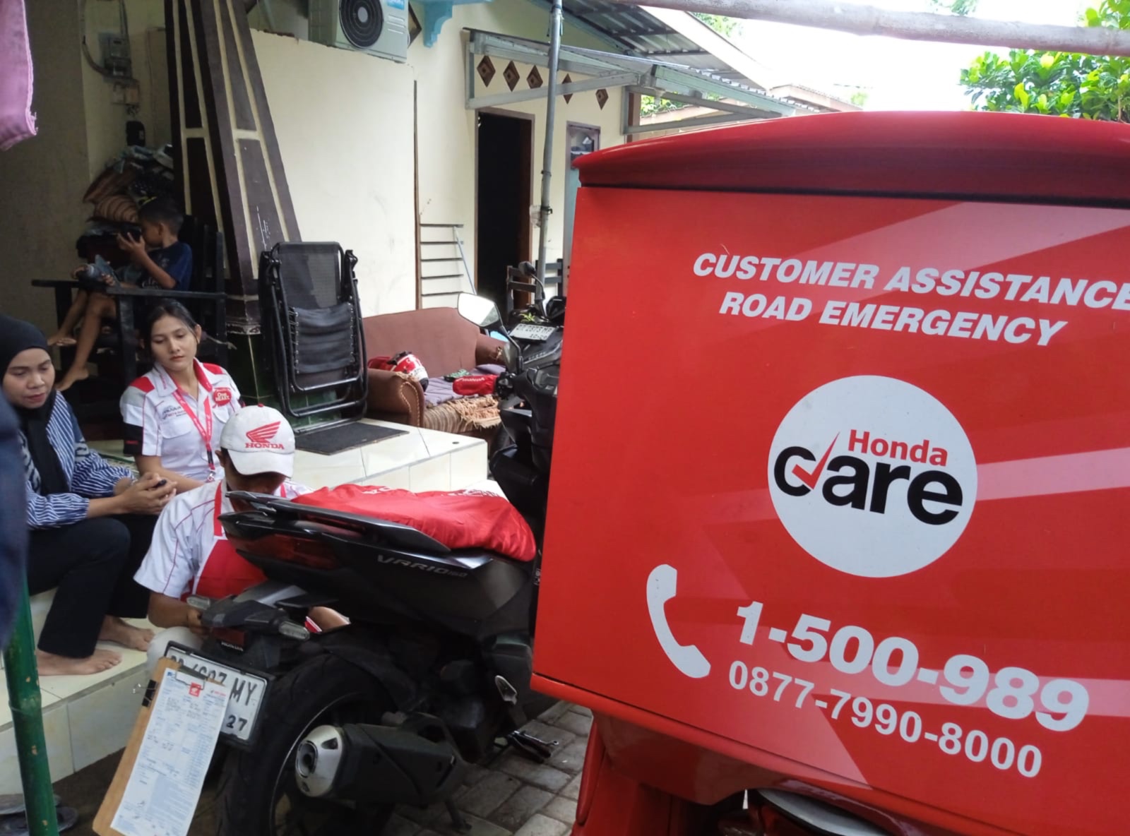Layanan Honda Care atau service kunjung menjadi solusi favorit konsumen, terutama saat cuaca kurang bersahabat. 