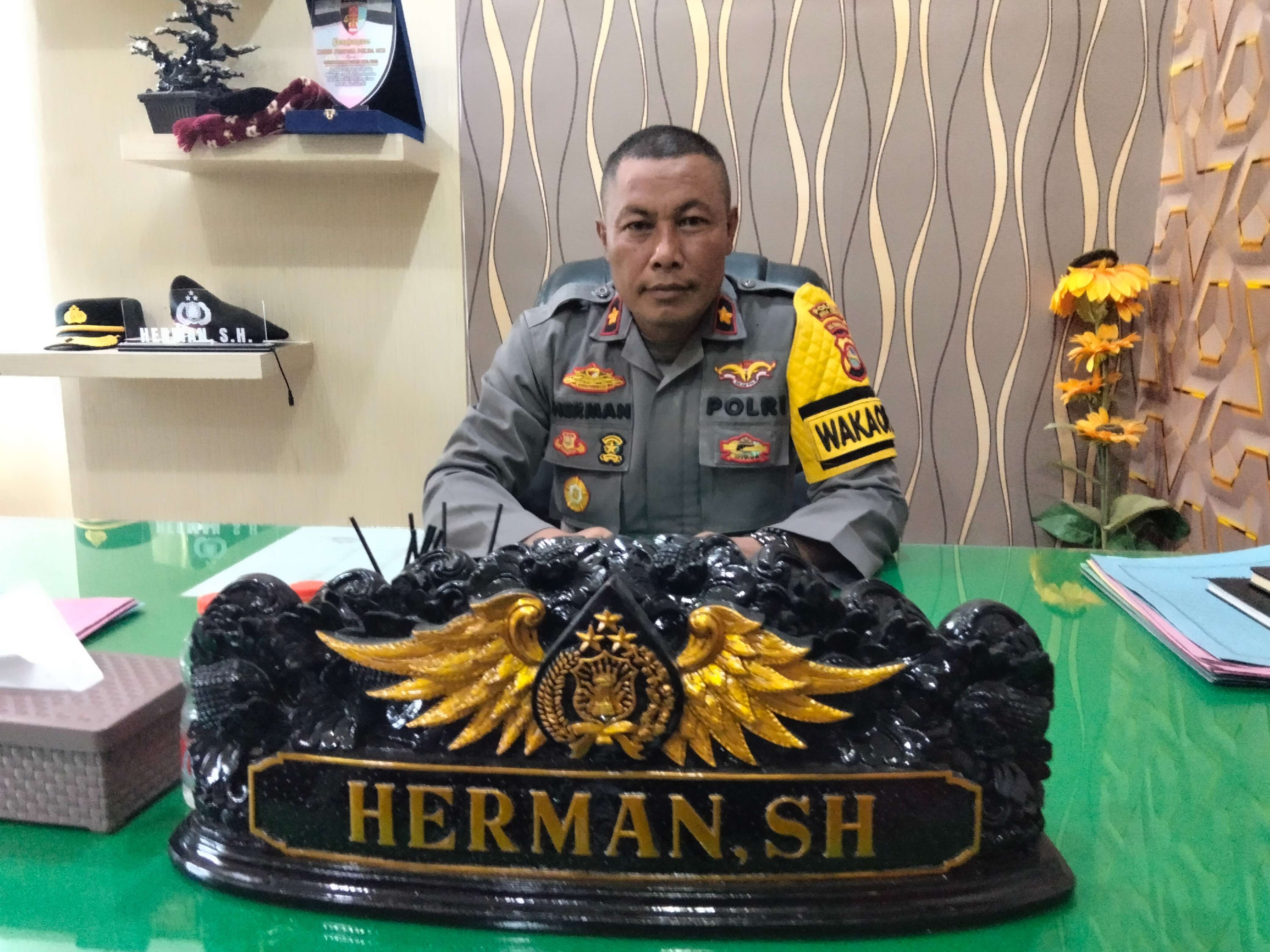 Wakapolres Bima Kota Kompol Herman.