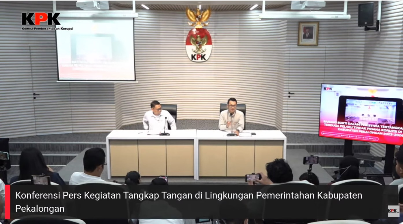 Konferensi Pers KPK RI, Rabu (4/3).