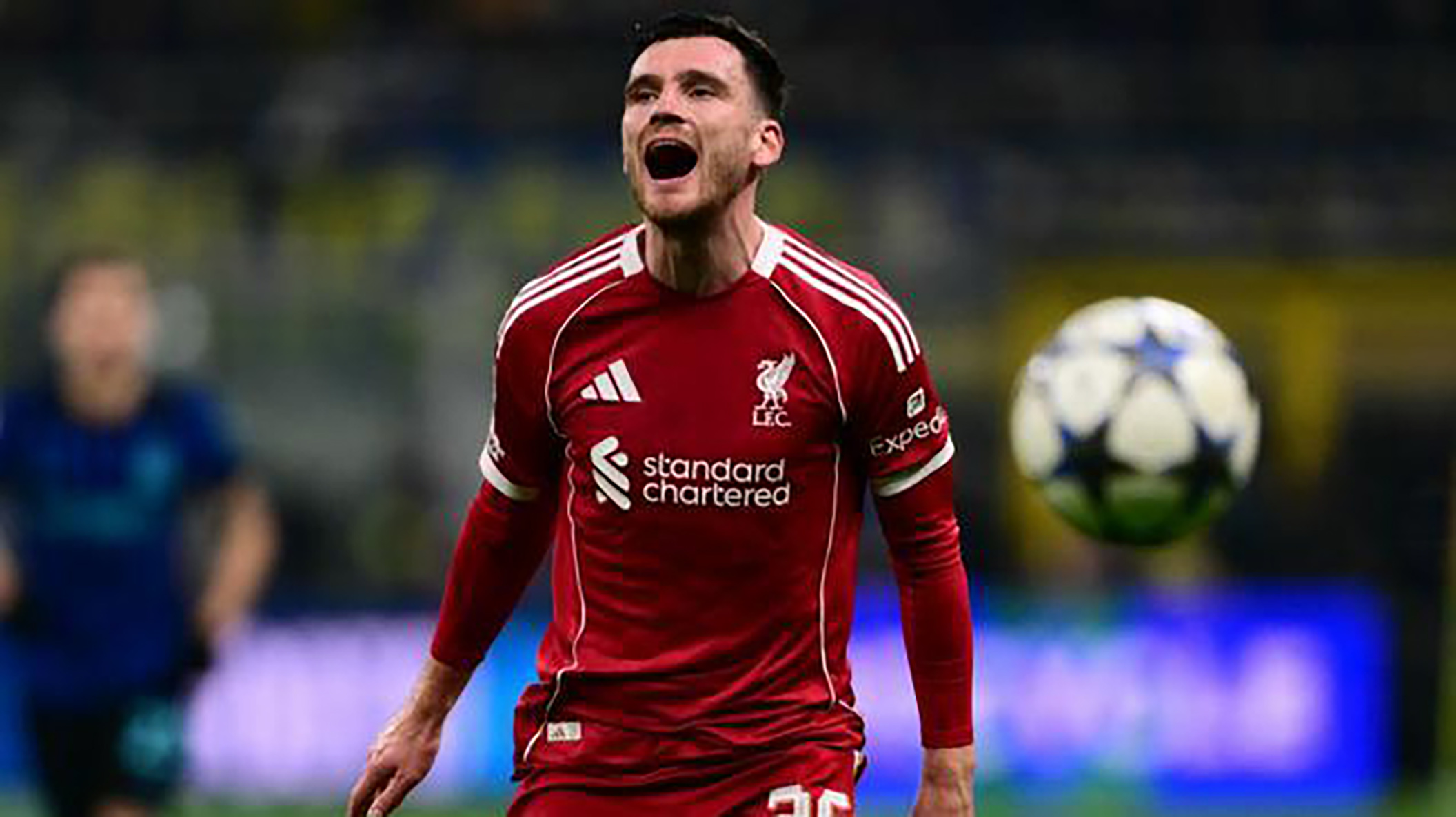 Bek Liverpool Andrew Robertson. (Marco BERTORELLO/AFP)