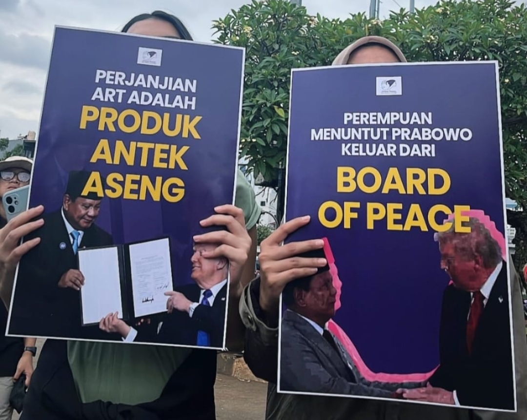 Dalam memperingati momentum International Women's Day SP ikut gelar aksi di Jakarta, beberapa hari lalu.
