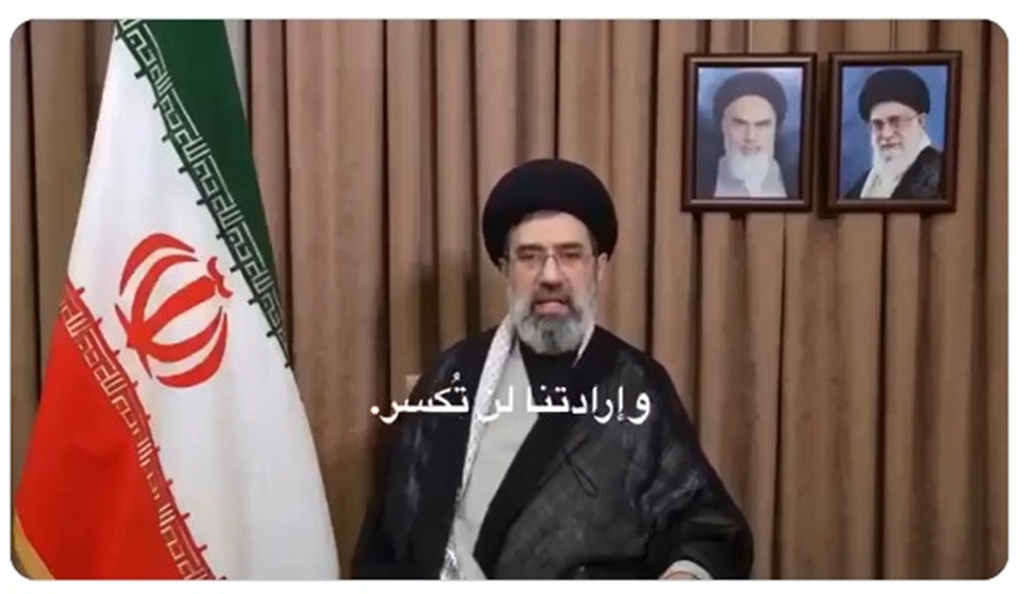 Pernyataan perdana yang diunggah di platform media sosial X (dahulu Twitter), putra mendiang Ayatollah Ali Khamenei ini mengirimkan pesan rakyatnya dan dunia internasional.