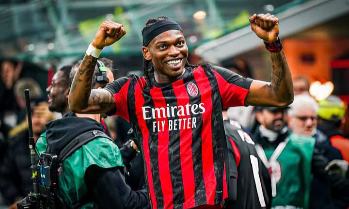 Striker AC Milan Rafael Leao. 