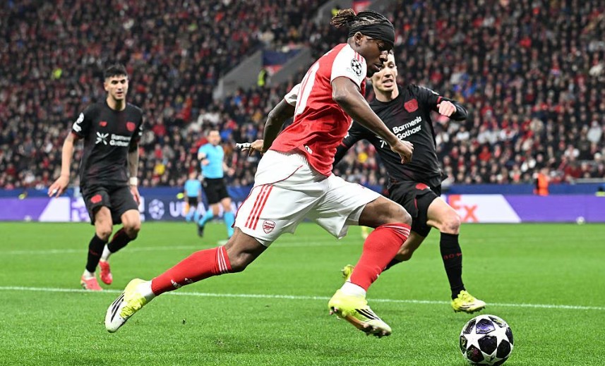 Noni Madueke membuat perubahan setelah masuk sebagai pemain pengganti saat melawan Bayer Leverkusen.