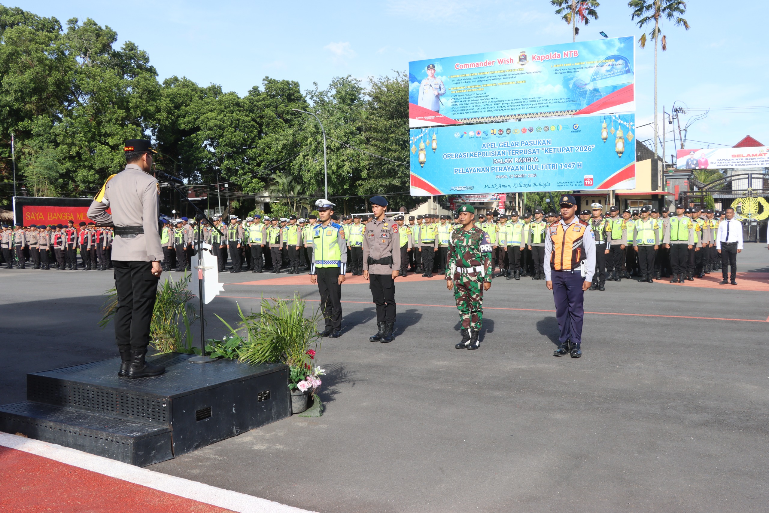 Polres Lombok Tengah akan kerahkan 625 personel dan mendirikan lima pos pengamanan Lebaran 2026 di Lombok Tengah.