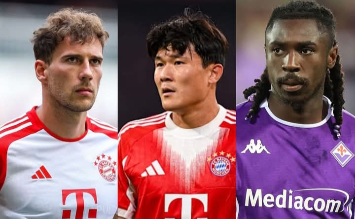 Leon Goretzka, Kim Min Jae, dan Moise Kean, 3 pemain yang dikaitkan dengan AC Milan. 