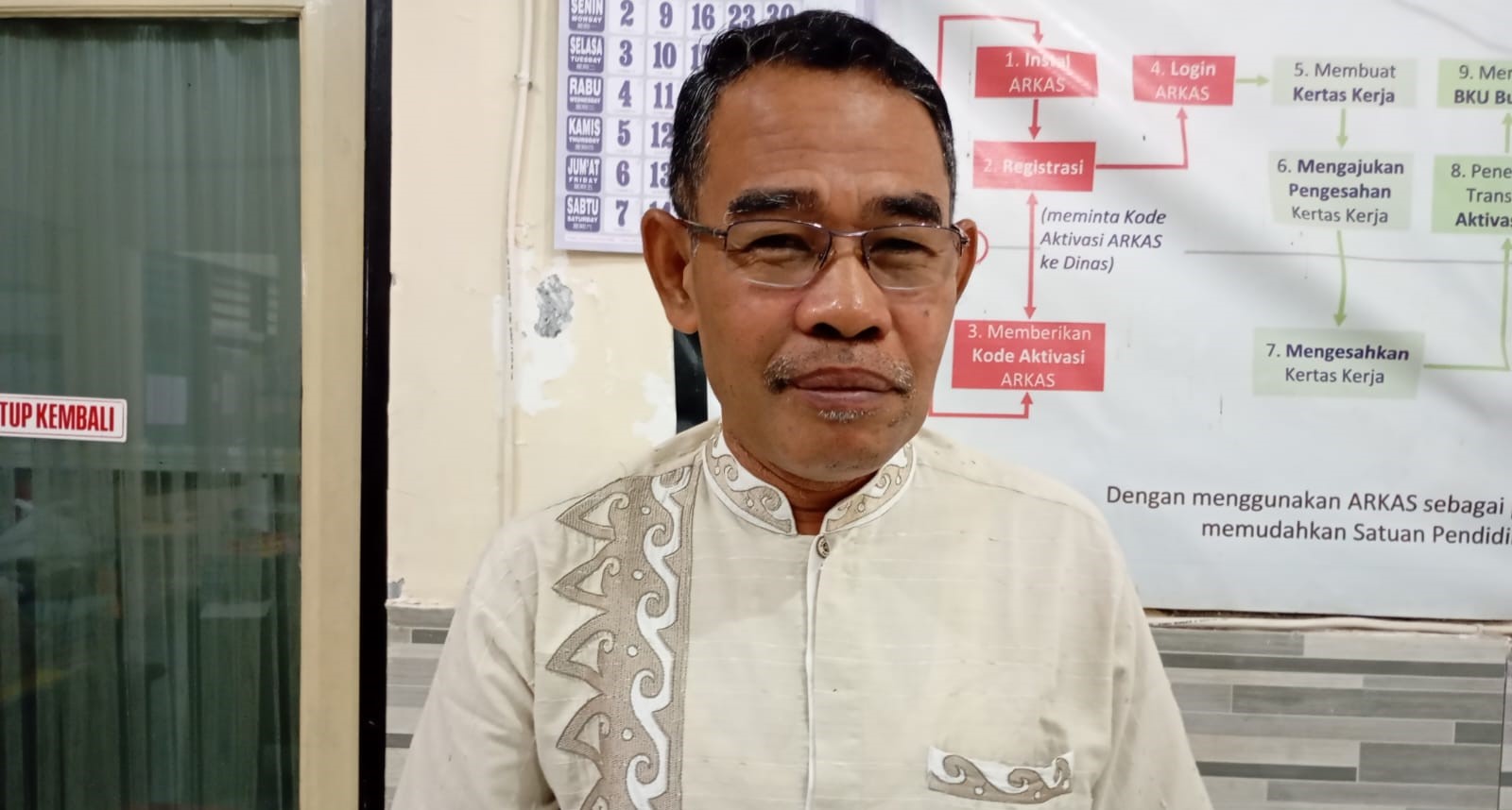 Kabid Dikdas Disdik Kota Mataram Syarafudin.