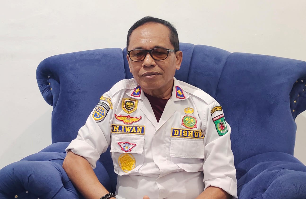 Plt Kepala Dinas Perhubungan Iwan Maret Asmara.