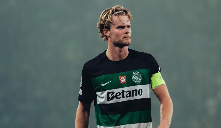 Arsenal menargetkan kapten Sporting CP Morten Hjulmand pada bursa transfer pemain. (IST/LOMBOK POST)