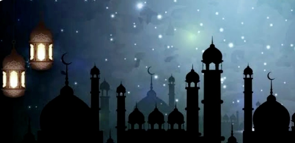 Ilustrasi perayaan Hari Raya Idul Fitri. 