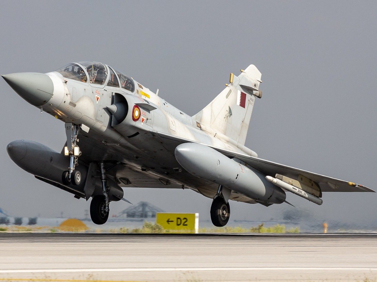 Jet tempur Mirage 2000 buatan Prancis yang diidam-idamkan Ukraina. 