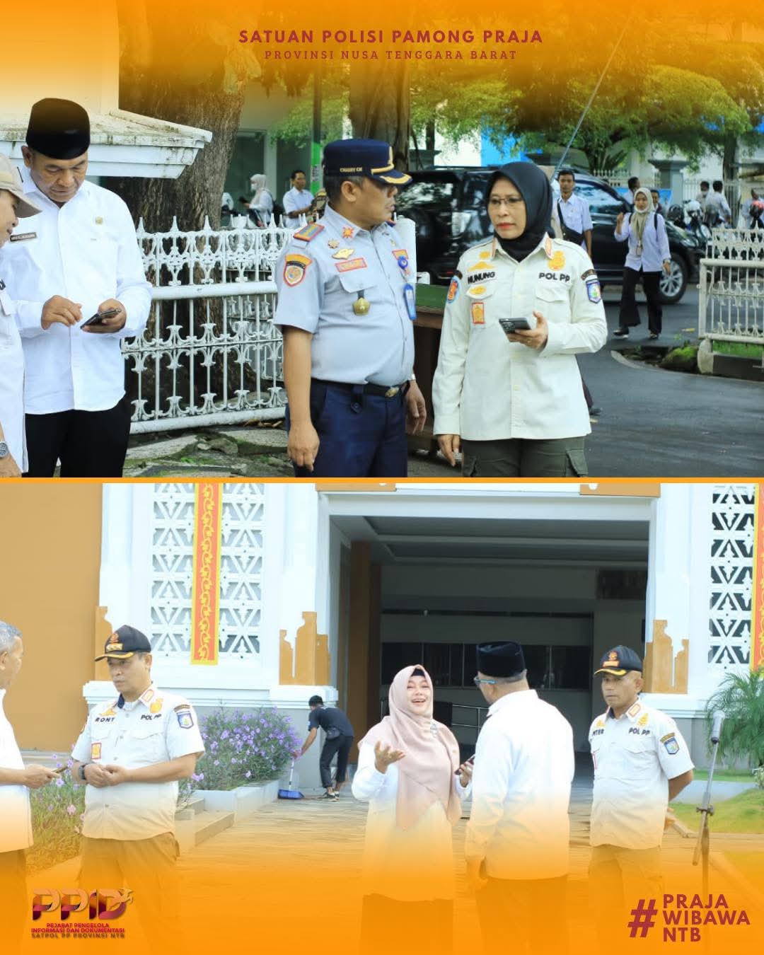 Berkat pengamanan penuh dari tim Satpol PP, kegiatan yang diikuti oleh ribuan ASN ini berlangsung dengan sangat kondusif.