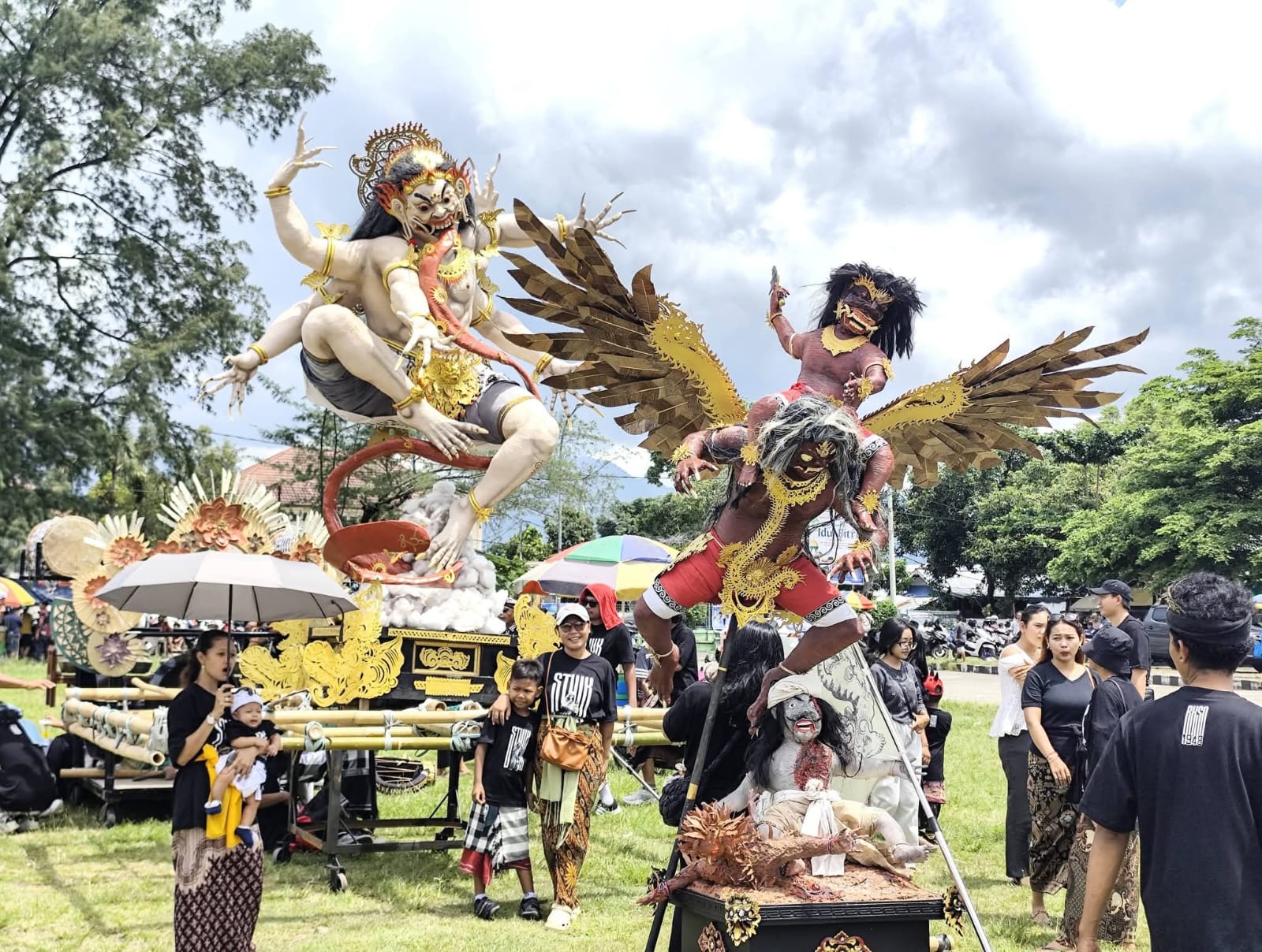 KALENDER PARIWISATA: Kemeriahan pelaksanaan pawai Ogoh-ogoh di Lombok Utara, beberapa waktu lalu