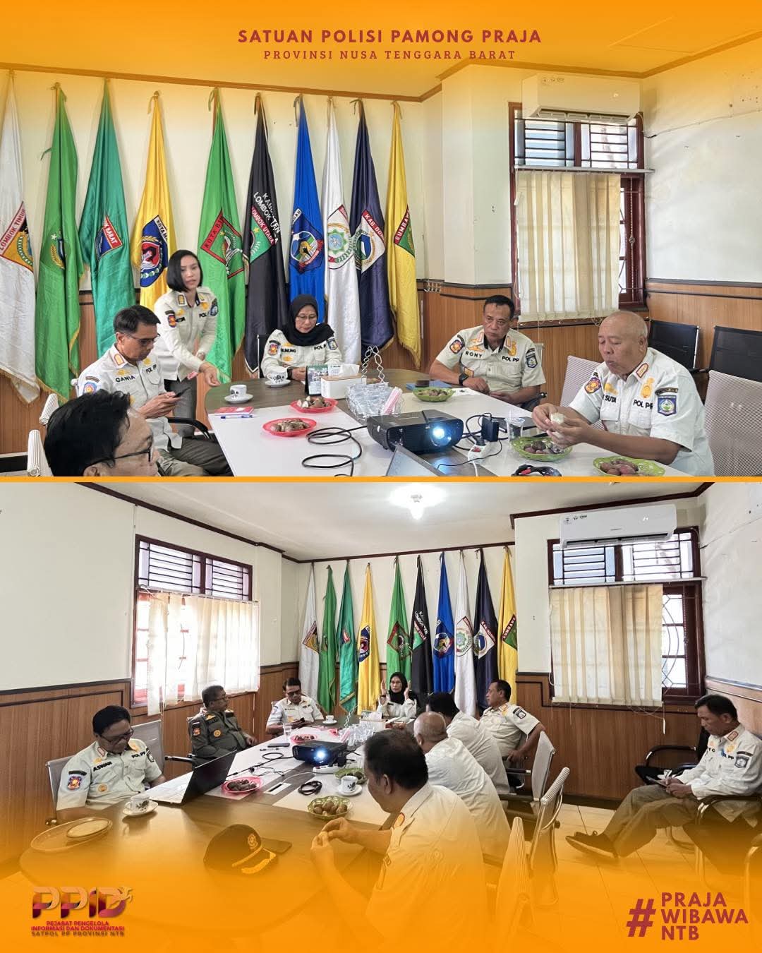 Menatap Tahun 2027, Kasat Pol PP NTB dan jajaran menggelar rapat internal, matangkan rencana strategis daerah.
