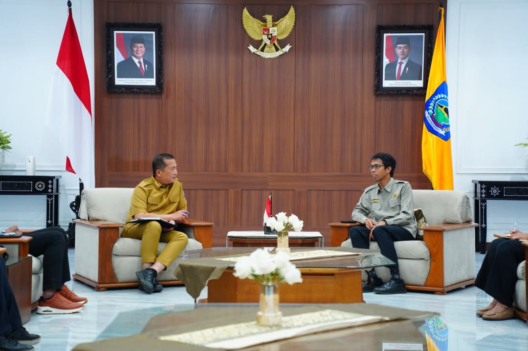 Rektor Unram Prof Sukardi saat audiensi bersama Gubernur NTB Lalu Muhamad Iqbal, dalam rangka memperkuat kerja sama serta kolaborasi antara Unram dan Pemprov NTB, beberapa waktu lalu.