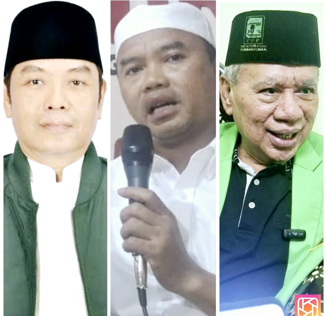 Lalu Pelita Putra (kiri), Lalu Wirajaya (tengah), dan Muzihir (kanan) disebut-sebut akan maju dalam Pilkada mendatang. 