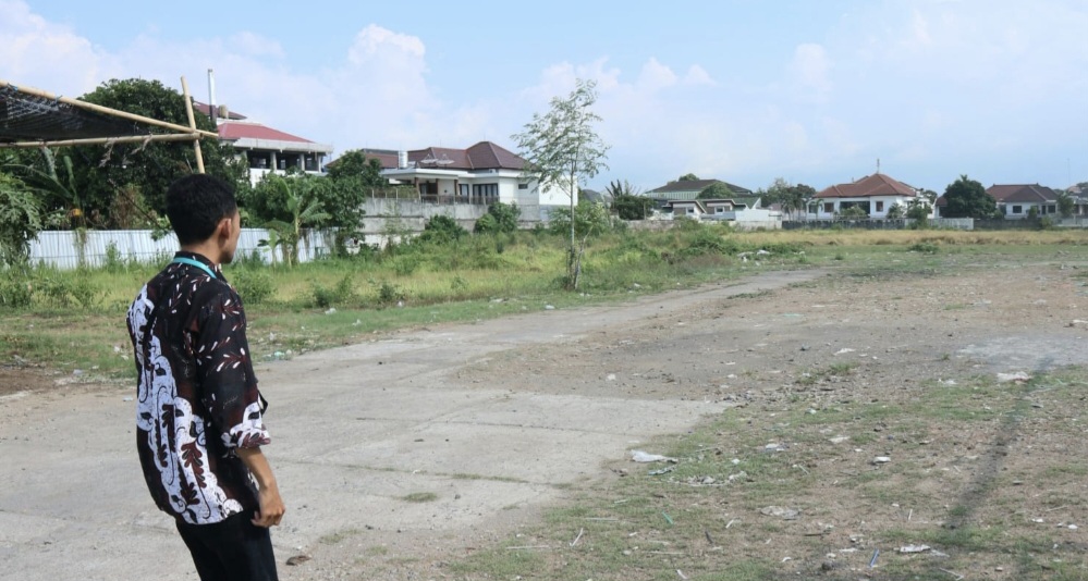 Lahan seluas 31.963 m2 di Jalan Ismail Marzuki, Kelurahan Cilinaya, Cakranegara, Mataram, tercatat sebagai aset Pemprov NTB. 