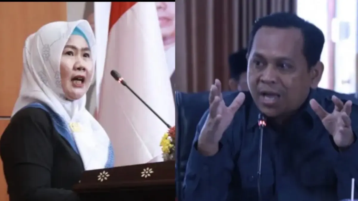 Dian Rachmawati (kiri) dan Herman (Kanan)