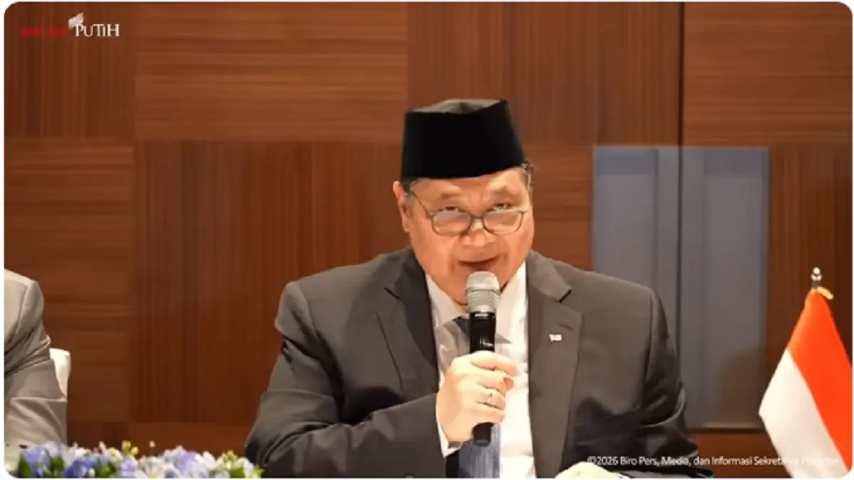Menteri Koordinator Bidang Perekonomian RI, Airlangga Hartarto menjelaskan pelaksanaan WFH ASN setiap hari Jumat mulai 1 April 2026.