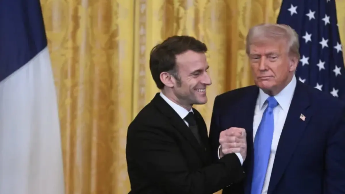 Macron dan Trump (Al Jazeera)