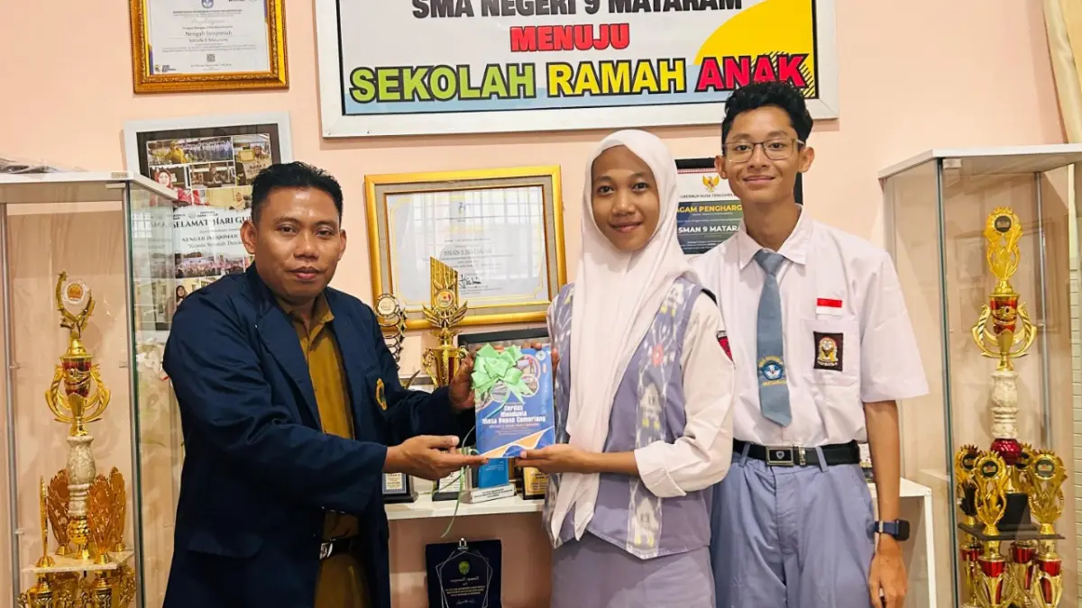 SMAN 9 Mataram menegaskan komitmennya untuk terus berkembang sebagai sekolah ramah anak berbasis teknologi.