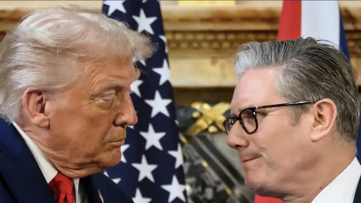 Donald Trump dan Keir Starmer