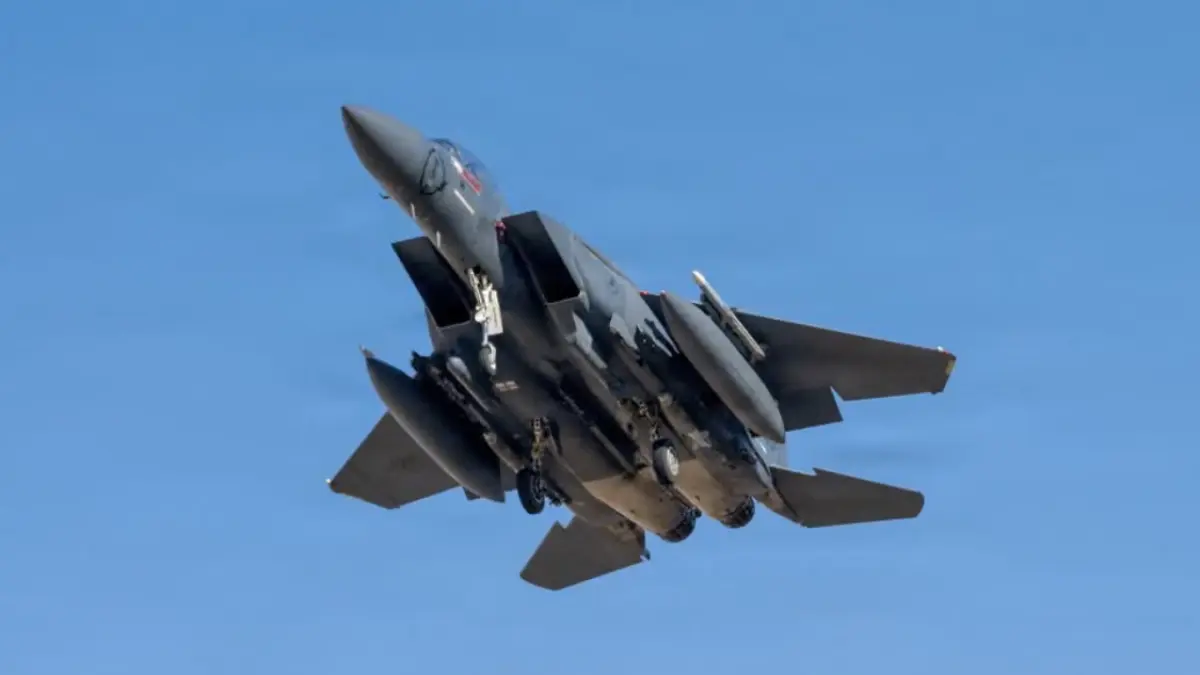 Pesawat Tempur AS F15 (Reuters)