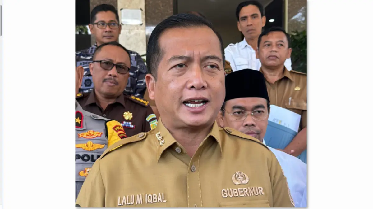 Gubernur NTB Lalu Muhamad Iqbal (YUYUN/LOMBOK POST)