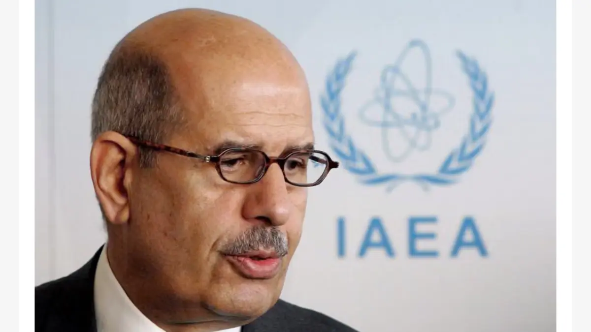 Mohamed El Baradei. Photograph: Roland Schlager/EPA