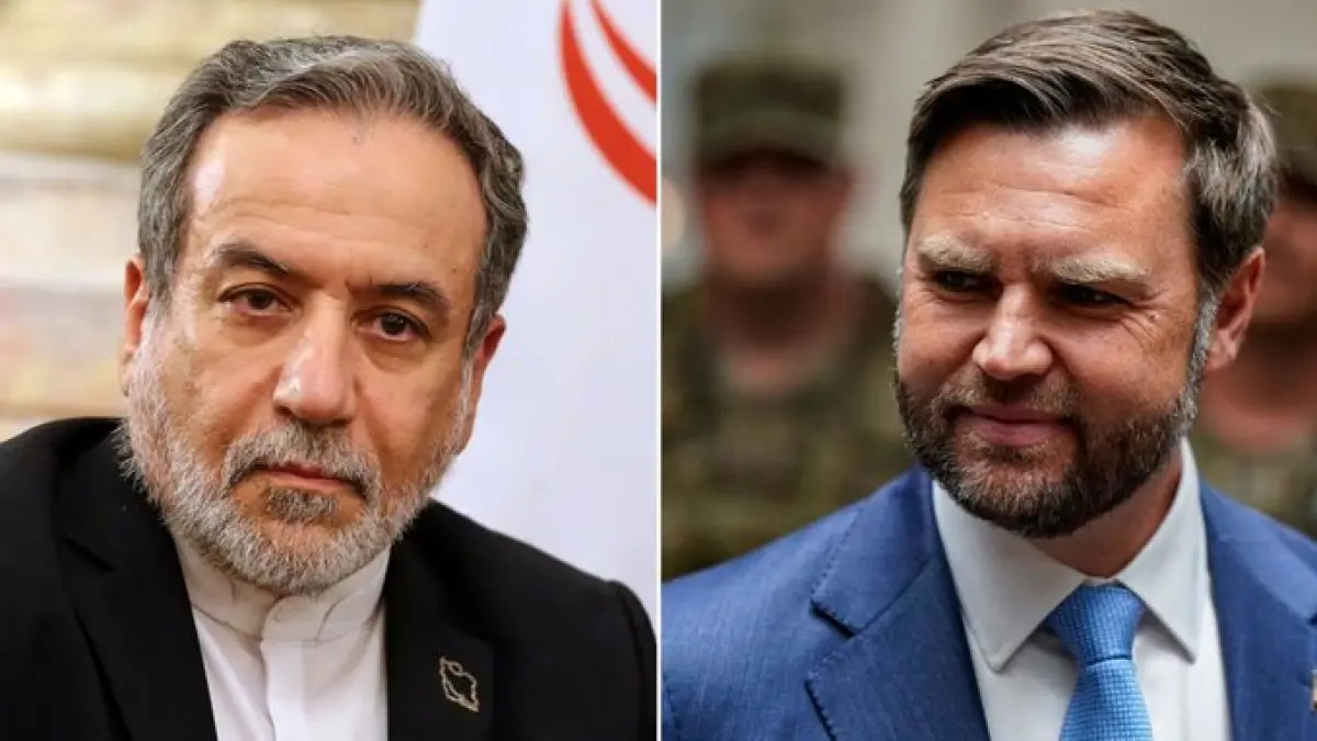Menteri Luar Negeri Iran Abbas Araghchi (kiri) dan Wakil Presiden Amerika Serikat JD Vance (kanan)