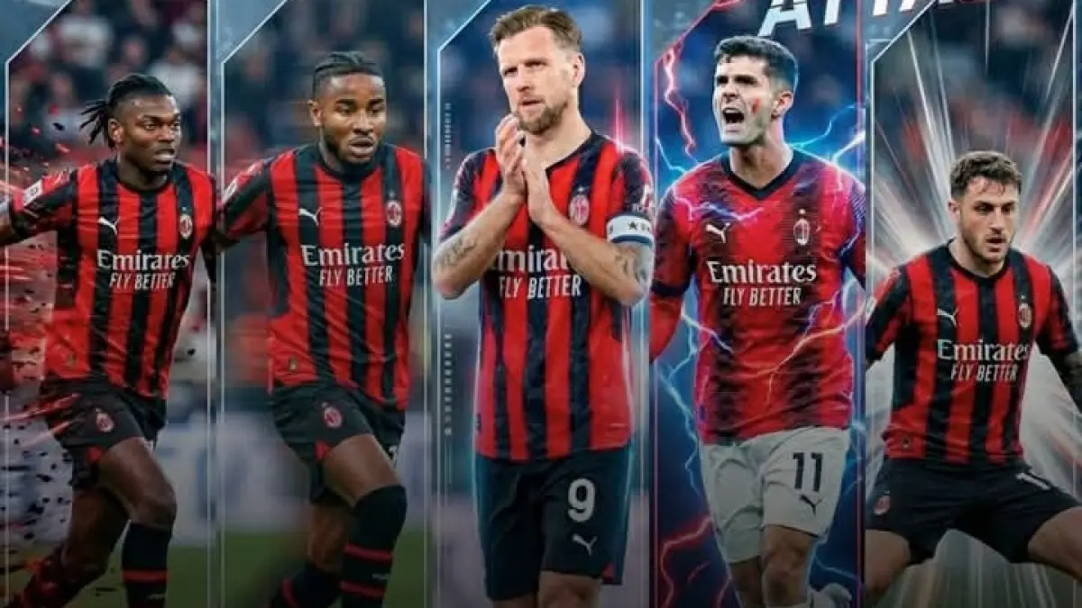 Barisan striker AC Milan yang belum mampu memberi penampilan terbaik. (Istimewa) 
