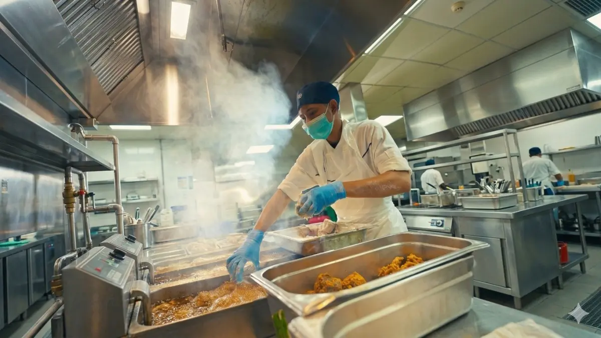 DAUR ULANG LIMBAH: Inilah dapur milik PT Amman Mineral Nusa Tenggara. Limbah organik yang dihasilkan dari dapur ini didaur ulang menjadi pakan ikan.&nbsp;(FARUK/LOMBOK POST)