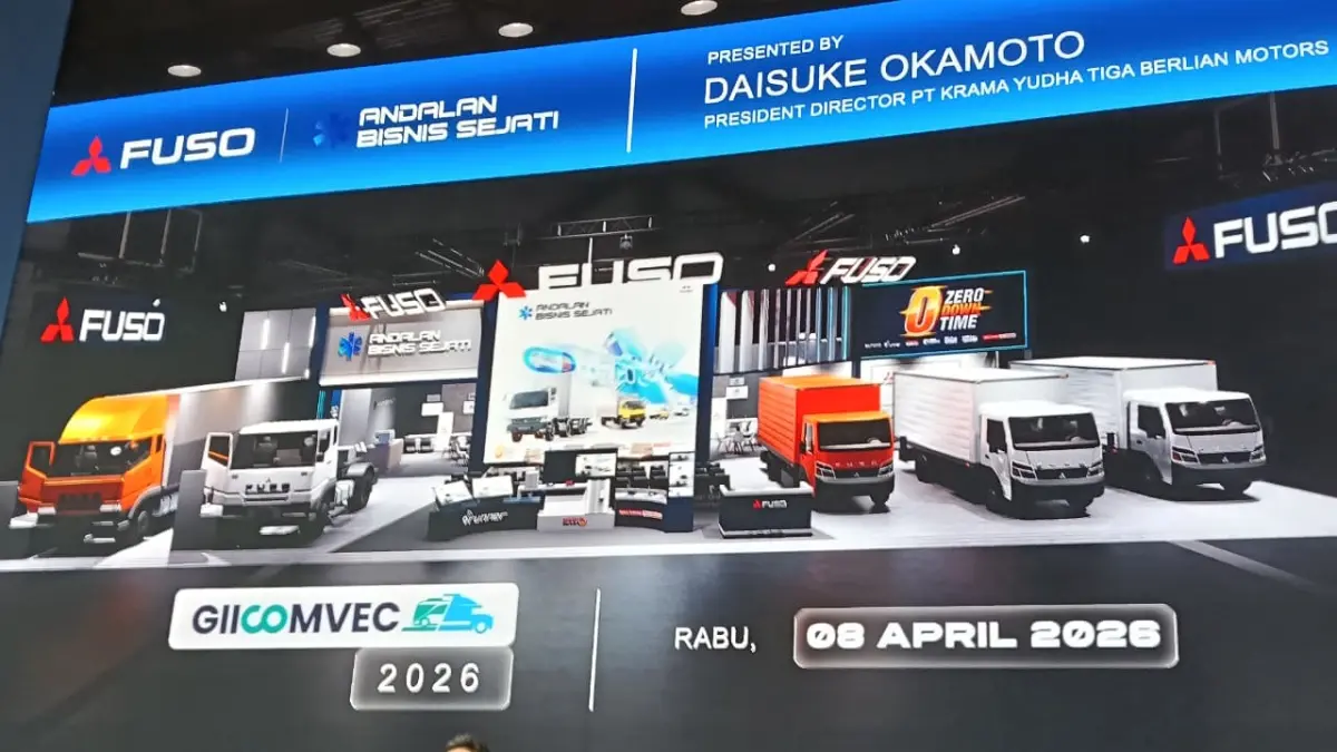 Mitsubishi Fuso Hadirkan Ekosistem “Zero Down Time” di GIICOMVEC 2026 untuk Dukung Logistik Indonesia.