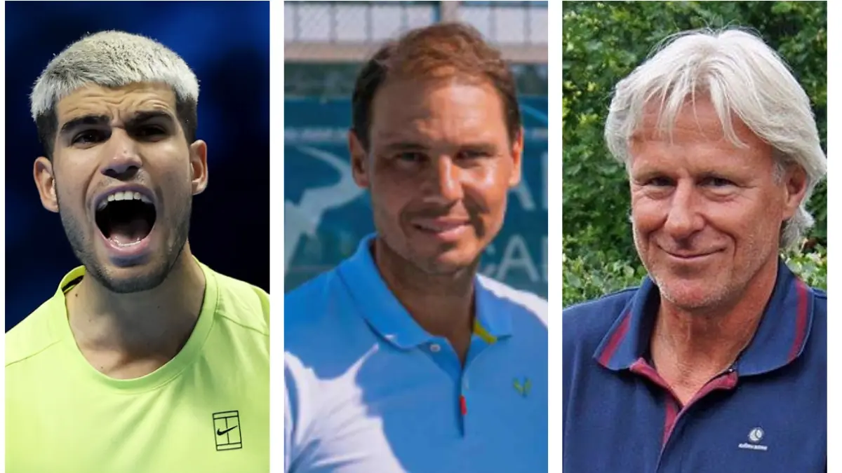 Nadal, Borg, dan Alcaraz jadi standar emas lapangan tanah liat, dengan statistik kemenangan luar biasa sepanjang sejarah tenis dunia.