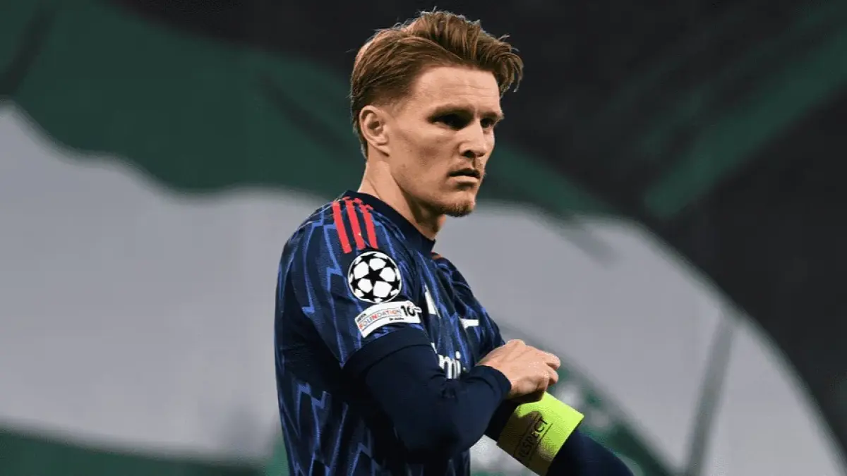 Kapten Arsenal Martin Odegaard optimis jelang laga kontra Bournemouth . (ARSENAL.COM)