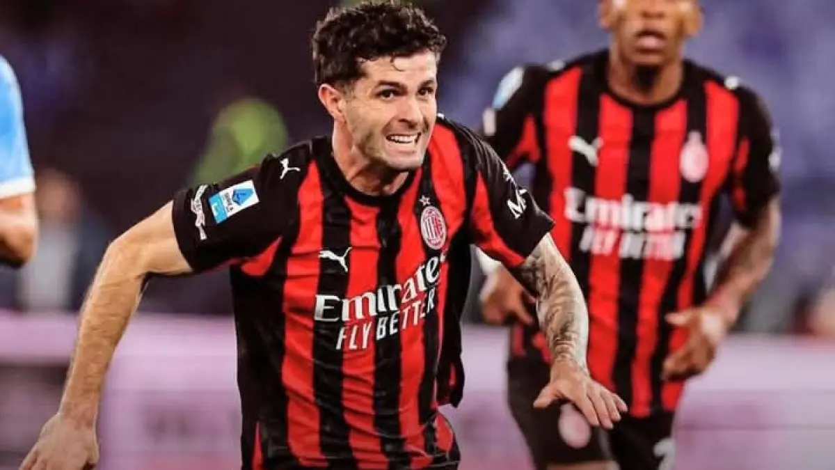Striker AC Milan Christian Pulisic. (Istimewa) 
