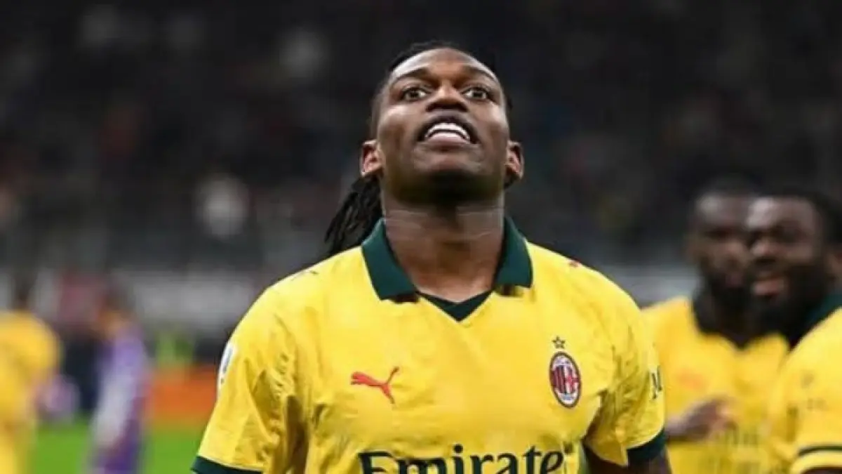Topskor sementara AC Milan, Rafael Leao dengan 9 gol Serie A. (Istimewa) 