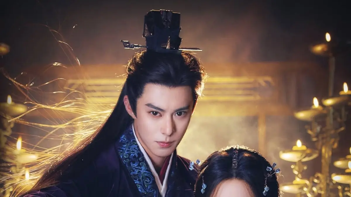 Poster drama terbaru Jiang Men Du Hou yang akan diperankan Dylan Wang dan Meng Ziyi. 