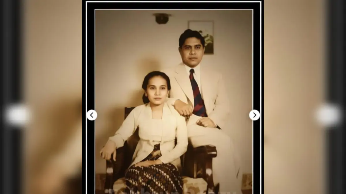 Raden Ario Muhammad Ruslan Tjakraningrat bersama Istri Siti Hatimah. (DISKOMINFOTIK NTB FOR LOMBOK POST).