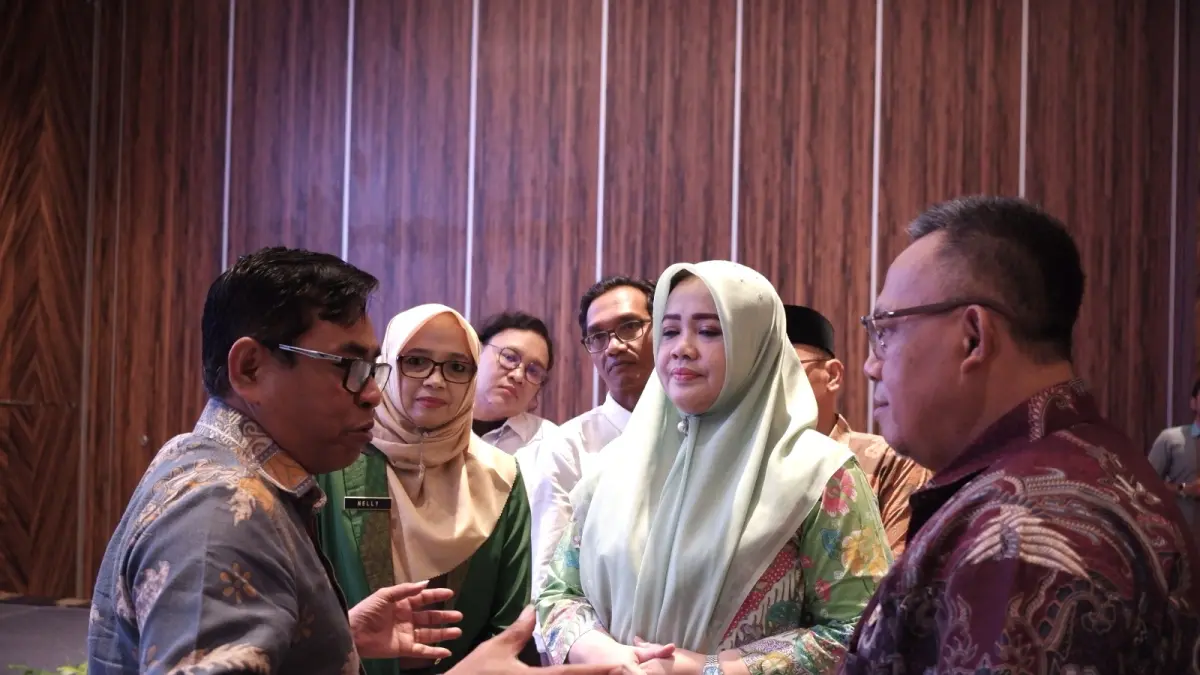 KEBENCANAAN: Diskusi bersama Wagub NTB Hj. Indah Damayanti Putri, S.E., M.E., (dua dari kanan) terkait kebencanaan yang ada di Provinsi NTB. (IST)