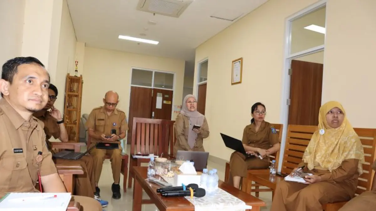Manajemen RS Mandalika mengikuti rakor pengembangan RS kawasan pariwisata secara virtual, Selasa (14/4).