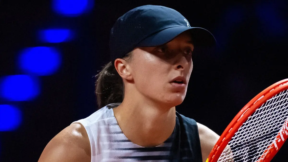 Efek latihan dengan Rafael Nadal, Iga Swiatek tampil meyakinkan di Stuttgart 2026 dan akui dapat dorongan motivasi besar dari sesi di Mallorca. (Instagram WTA)