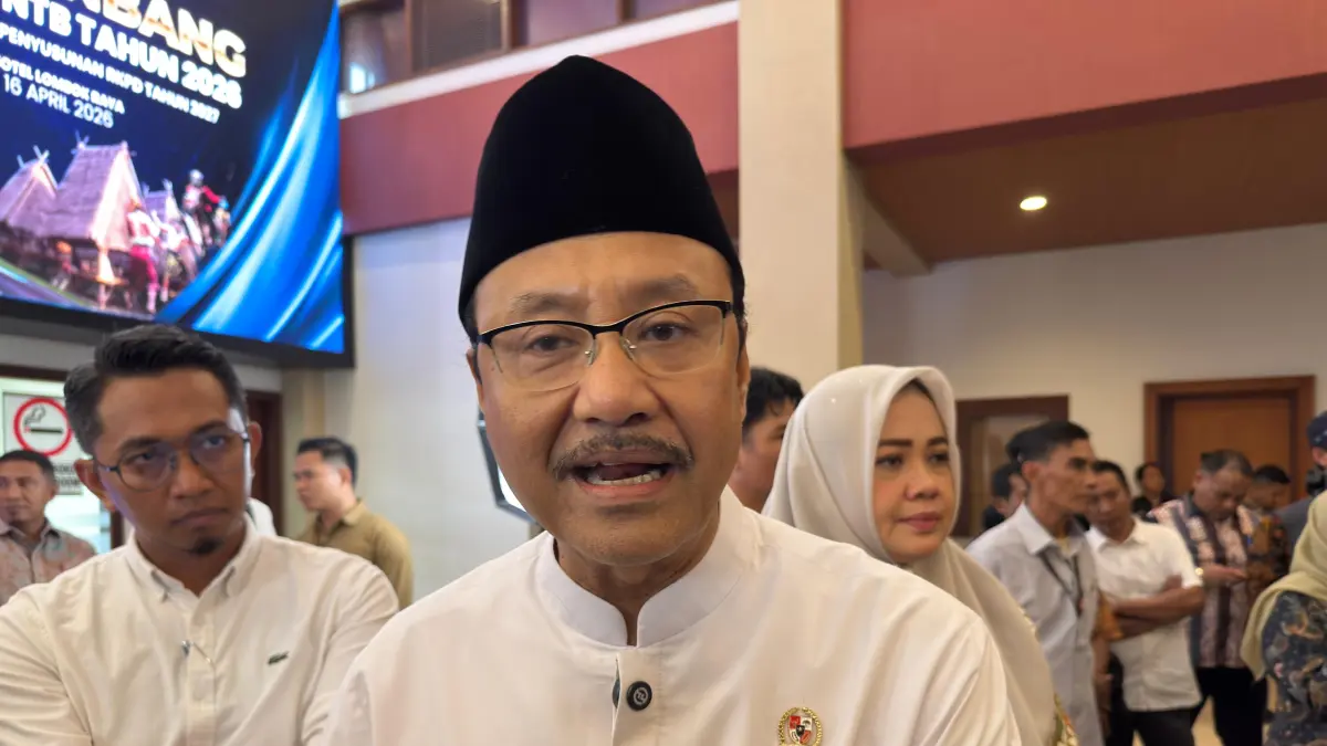 Mensos Saifullah Yusuf. (YUYUN/LOMBOK POST)