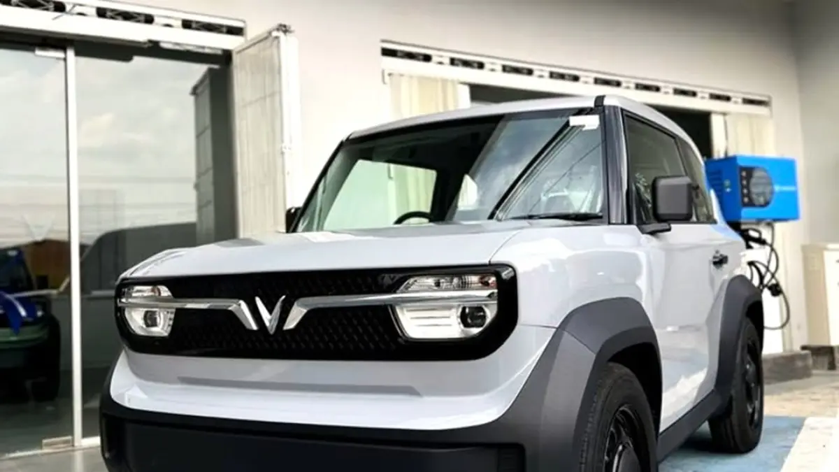 MASKULIN: Tampilan VinFast VF3, SUV listrik mungil berdesain kotak maskulin. (IST/LOMBOK POST)