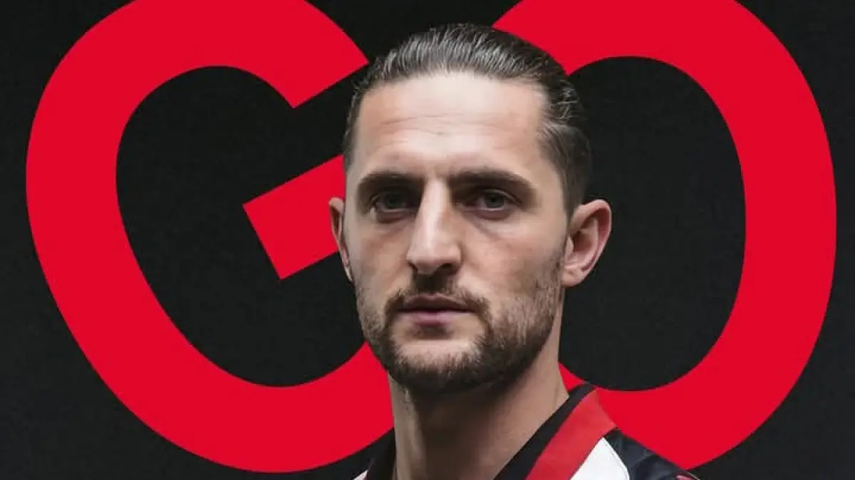 Adrien Rabiot, pencetak gol kemenangan AC Milan atas tuan rumah Hellas Verona. (Istimewa) 