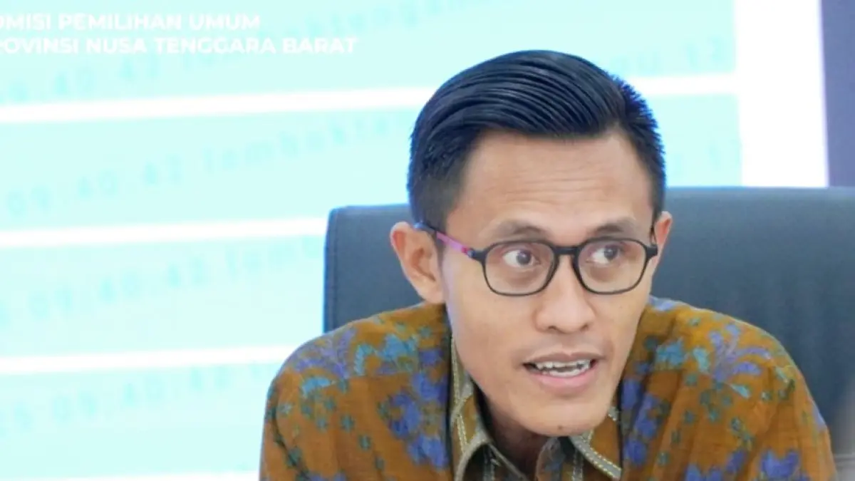 Komisioner KPU NTB &nbsp;Agus Hilman (Umar/Lombok Post)