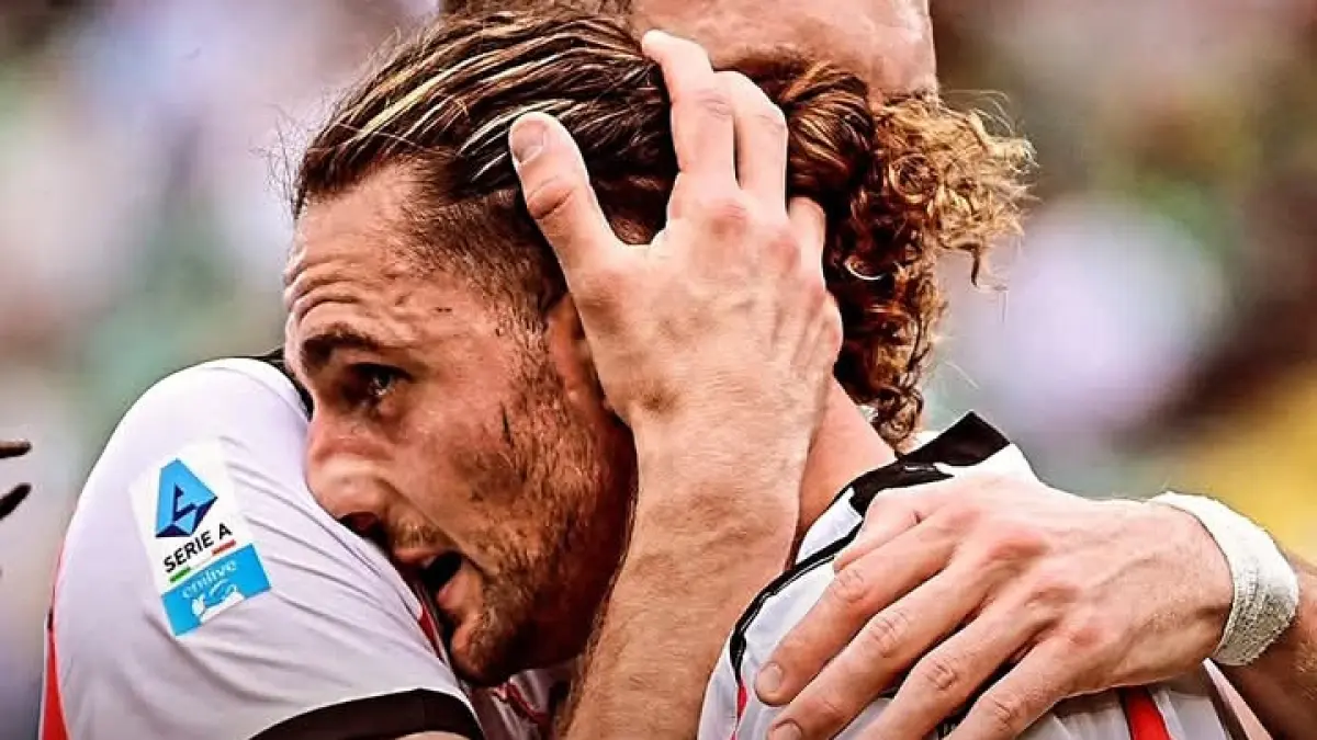AC Milan menang 0-1 atas Hellas Verona, buah gol Adrien Rabiot, assist Rafael Leao. (Istimewa) 