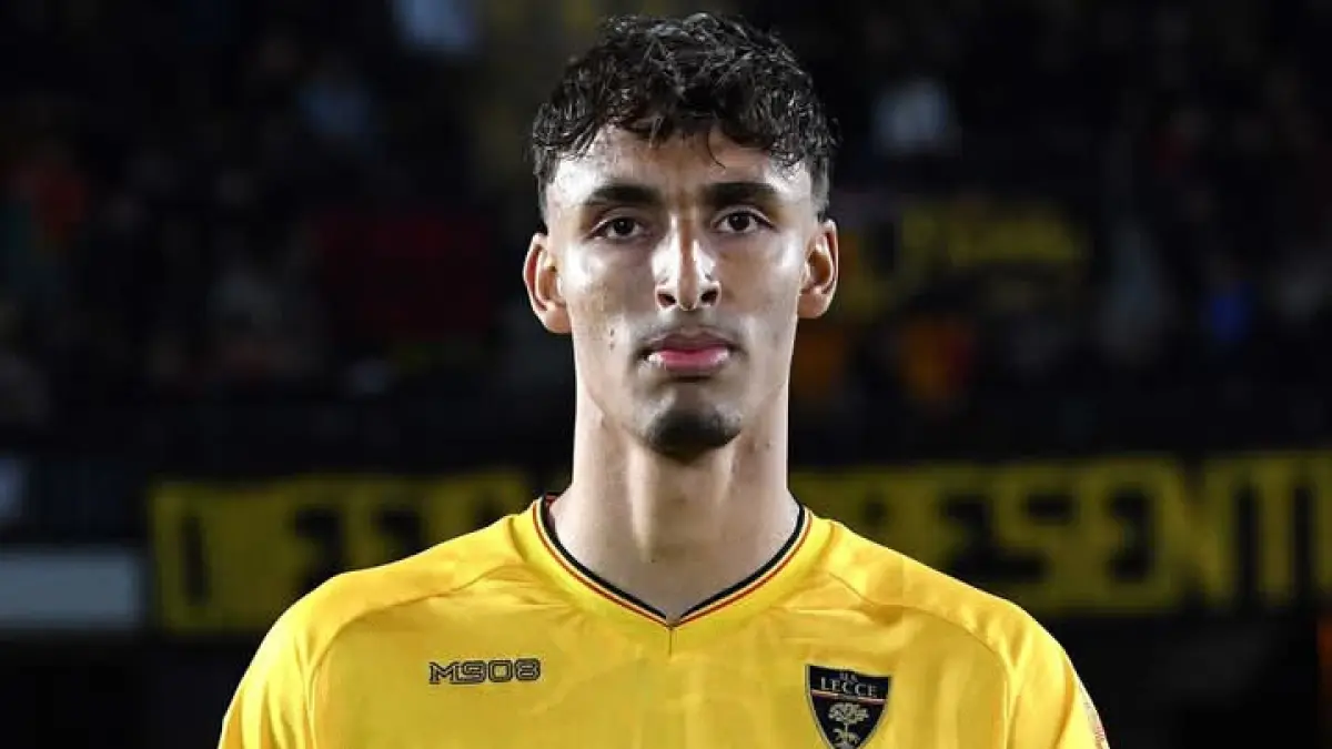 Tiago Gabriel, bek Lecce yang diminati AC Milan. (Istimewa) 